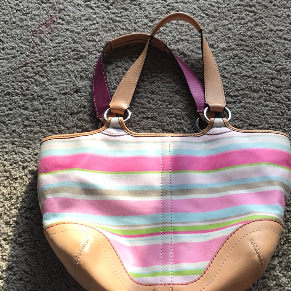 Multicolored Coach Purse - Picture 2 of 4